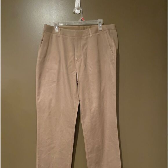 Bonobos Weekend Warrior Thursday Khaki Straight Leg Slacks Pants Size 35/36 - Picture 3 of 9